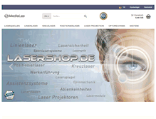 Tablet Screenshot of lasershop.de